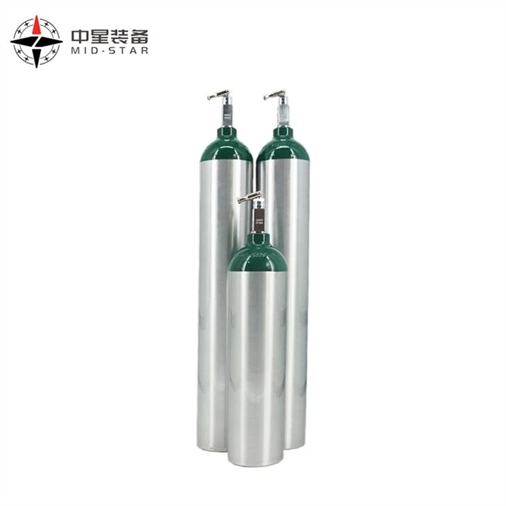 DOT-3AL Aluminum Oxygen Cylinders