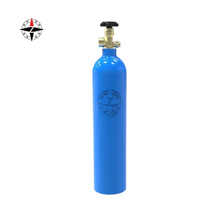 Industrial O2 seamless Aluminium Gas Cylinders
